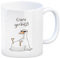 Gilbert die Gans Kaffeebecher mit Spruch Gans gechillt eine bunte Tasse für das Büro lustiger Motiv Pechvogel Kaffeetasse Männer Miesepeter Comic Becher witziger Spruch Küchen