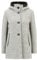 Gil Bret Damen Wolljacke mit Kapuze Light Grey Melange,44