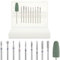 10 Piezas Brocas para Cortadores de Uñas Brocas para Cortadores de Uñas Eléctricas de 3/32 Pulgadas Brocas para Manicura de Aleación Accesorios para Cortadores de Uñas Profesionales para Manicura