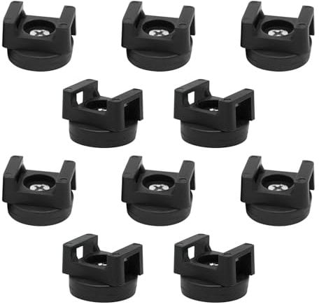Magnetic Zip Tie Mount, 22mm Magnetic Cable Zip Tie Base Cable Organizer Magnetic Cable Holder Clip Wire Cable Ties Mount for Car and Office Supplies (10)