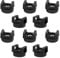 Magnetic Zip Tie Mount, 22mm Magnetic Cable Zip Tie Base Cable Organizer Magnetic Cable Holder Clip Wire Cable Ties Mount for Car and Office Supplies (10)