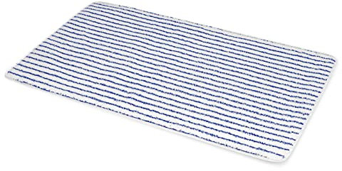 Mi-Heat 12V Fußheizmatte Heizteppich Wärmematte weiß/blau 55x95cm 70Watt Feuchtraum geeignet waschbar