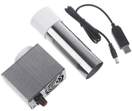 bnsggl Handlicher Grillventilator Holzkohle Kaminstarter USB Stromversorgung Grillventilator Gebläse Luftgebläse Holzofen Werkzeug 20 Cm