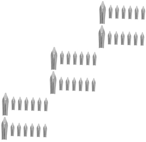 NUOBESTY Sets Stainless Steel Pen Nibs Fountain Pennibs Replacement Broad Tip Fountain Pen Pcs