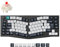 Keychron Q10 Max Alice Ergonomic 75% UK Layout Custom Knob Mechanical Keyboard, Bluetooth 5.1/2.4 GHz/Wired, Full Metal RGB Hot Swappable Gateron Jupiter Red Switch for Mac Win Linux
