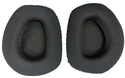 Ersatz Ohrpolster für Sennheiser HDR165 HDR175 HDR185 HDR195, Ersatzpolster für Sennheiser RS165 RS175 RS185 RS195, Ohrpolster für Sennheiser TR165 TR175 TR185 TR195, Memory Foam Mesh(Schwarz)