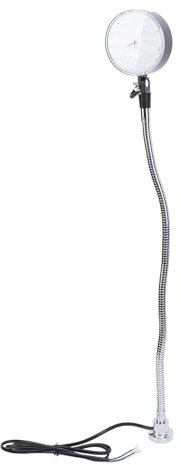 LED-Arbeitsleuchte, 1500 lm, 6500 K, weißes Licht, 360° flexible Schwanenhals-LED-Maschinenleuchte mit magnetischem Sockel, 15 W Werkstattlampe für Drehbank, Werkbank,