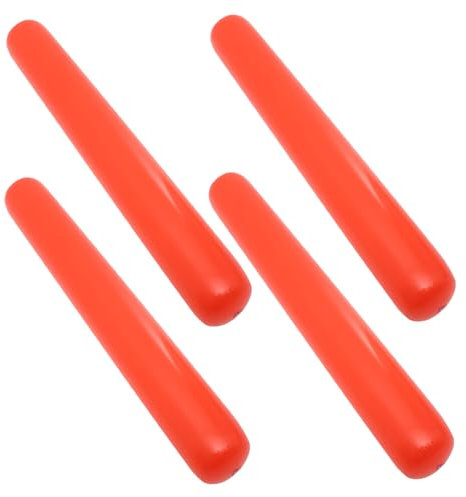 HEMOTON 4stücke Aufblasbare Anfeuerungsstäbe Aufblasbare Lärmmacher Für Sportveranstaltungen Und Partys Boom-Sticks Partyzubehör Aus PVC-Material Tragbar Und Sicher