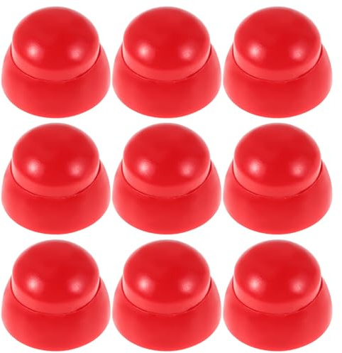 CLISPEED Nut Protection Covers 10Pcs Plastic Nut Caps for Playground Equipment Parts Outdoor Bolt Protective Covers Safety Caps for Playground Screw Bolts