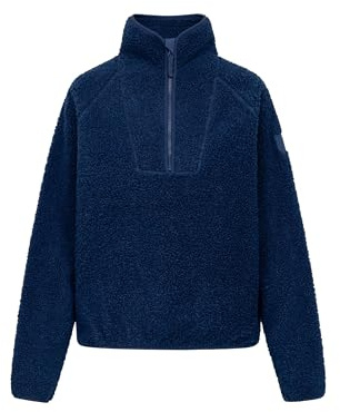 derbe Damen Fleece-Pullover Kuschelby Troyer Teddy