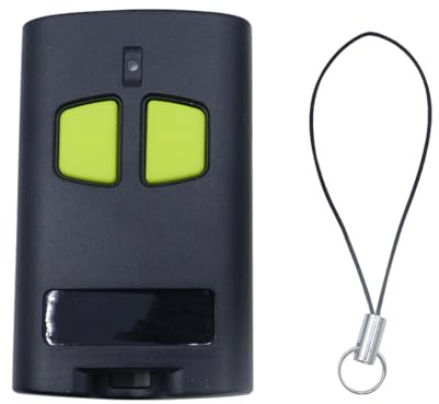Huba Mando a distancia para puerta de garaje, 2 VA, mando a distancia con 2 botones, 433,92 MHz, con doble codificación avanzada y código rotatorio