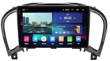 Radio Macchina Touch Screen per Nissan JUKE 2010-2014 Car Radio con Bluetooth Vivavoce, con Hd Touch Screen Supporta Navigazione, Bluetooth, 4 Nucleo 1G+16G