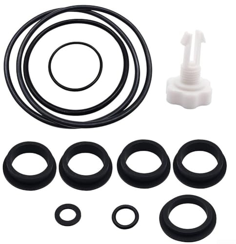 EffiFish 25013 Replacement O-Ring and Air Release Valve Set for For Intex Sand Filter Pumps, Pool Equipment Repair Kit with Gaskets and Seals