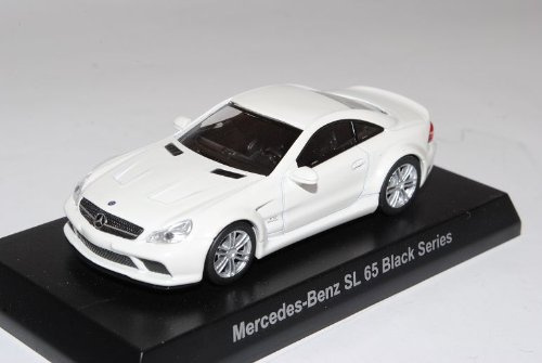 Kyosho Mercedes-Benz SL65 AMG Black Series Ab 2009 Weiss R230 1/64 Sonderangebot Modell Auto