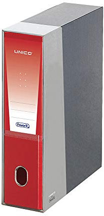 Favorit Raccoglitore Unico con Custodia, 28.5 x 33 x 9.5 cm, Rosso, 1 Pezzo