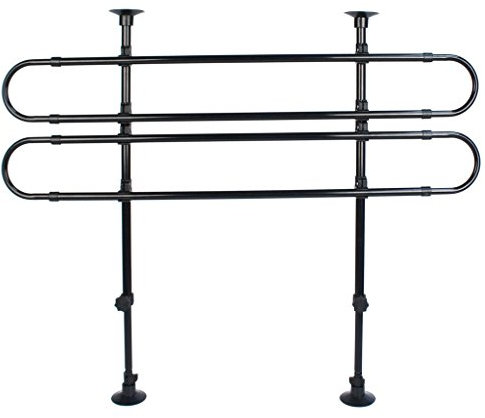 MAZDA 2 ALL YEARS - Tubular Dog Guard | Durable Pet Car Barrier | Heavy Duty | Fully Adjustable