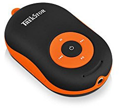 TrekStor i. Beat Sound L-Boxx, Lecteur MP3 et Bluetooth Enceinte Active avec Fonction Mains Libres dans Un Appareil Multifonctions 3 Einem Noir/Orange