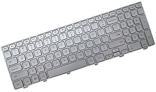 fqparts Replacement Laptop Tastatur für for Dell for XPS 15 L501X L502X 9530 9550 L521X L511Z Amerikanische Version Silber MP-10K83GRJ9201 MP-10K83USJ698