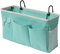 Fittoway Bedside Storage Pocket/Bedside Hanging Storage Bag for Headboards Bunk Beds Dorm Rooms Organizing Mobile Phone, Magazine, Glasses (Green)