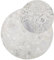 Designer Teppich aus Leder in Beige und Silber rund ⌀ 140 cm Bozkoy