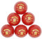 Mozi Sports Windball Soft Cricket Balls-Durable Realistic Bounce & Swing-Cricket WindBalls for Indoor & Outdoor Coaching,Practice, Garden & Beach play (Red)