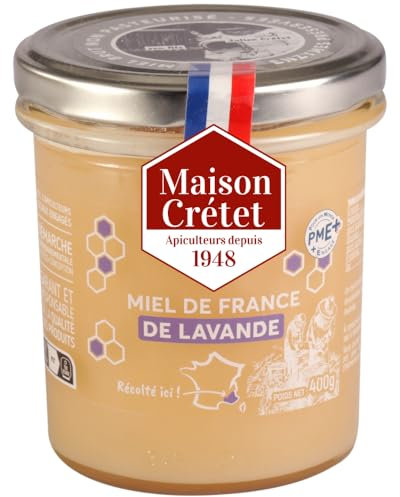 Maison Crétet | miel de lavande de France crémeux |Miel français | 400g