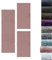 SIMPEX Bettumrandung Schlafzimmer 3teilig Shaggy Hochflor Teppich Rose Bettset: 2 mal 60x110 + 1 mal 80x150 - Schlafzimmer Teppich 3 Teilig Läufer Extra Weich Flauschig Bettvorleger Läuferset Halı
