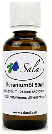 Sala Geraniumöl Bourbon ätherisches Öl Rosengeranie naturrein 50 ml