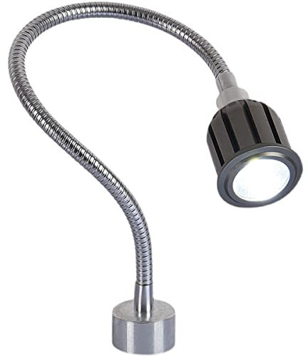 QJUZO 7W LED Magnet Schwanenhals Tischleuchte, Nähmaschine Lampe, Arbeiten Beleuchtung Schwanenhalslampe Mit Magnetfuß Für Alle Nähmaschine Leuchte, Schwanenhalslampe Mit 3 Farb