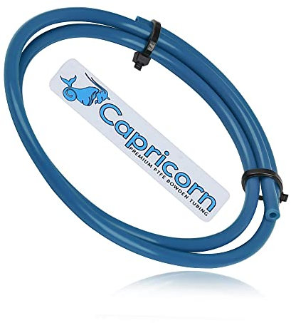 Creality Offiziell Capricorn PTFE 1M Bowden Schlauch 1,75mm Filament, PTFE Schlauch XS Serie für Ender 3 Serie/Ender 5 Serie/CR 10 Serie mit Importiertes PTFE-Harz, Hoch Temperatur Beständig,Ungiftig