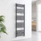EMKE Anthracite Towel Rail Radiator for Bathrooms, 1600 x 500mm Modern Straight Heated Towel Rail, Versatile Wall/Floor Mounted
