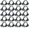 Lot de 40 colliers de serrage en plastique à double préhension, φ16 mm, colliers de serrage à cliquet réglables pour tuyau d'arrosage