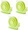 Housoutil 3 Coladores De Fregadero con Forma De Caracol De Silicona Filtro De Malla para Basura Colador De Drenaje para Cocina Y Baño.