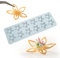 TUKE Molde de silicona para chocolate, diseño de flores y chocolate, molde hueco 3D para fondant, decoración de tartas, molde de silicona hueco para caramelos, tapete de encaje para decoración de