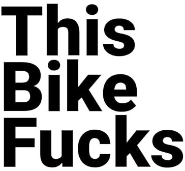 This Bike Fucks | Vinyl-Aufkleber | Silicon Valley Russ This Guy Fucks | MTB Downhill Enduro BMX Rennrad Lustiger Aufkleber Trail e Bike Fuck | Fcks