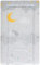Babycurls Baby Changing Mat with Foam Raised Soft Edges for Babies from Birth Upwards Wipe Clean and Waterproof Nappy Change Pad 76 x 45cm (Moonlight)