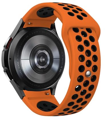 SimpleThings Correa deportiva de silicona para Galaxy Watch 7/6/5/4 40 mm 44 mm pulsera no gap para Samsung Galaxy Watch 6 4 Classic/5 Pro 45 mm banda hombre mujer