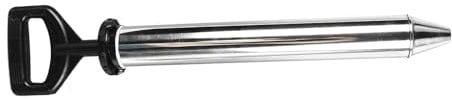 Grout Injection Gun, Portable Stainless Steel Grout Applicator, Smooth on Interior Wall for Installation (Round Head)