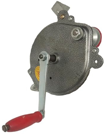 DimyFew Messerschärfer Handkurbel Schleifmaschine, 6-Zoll-Messerschärfer, manuelle Schleifmaschine für Bohrer Holz DIY Cutlass