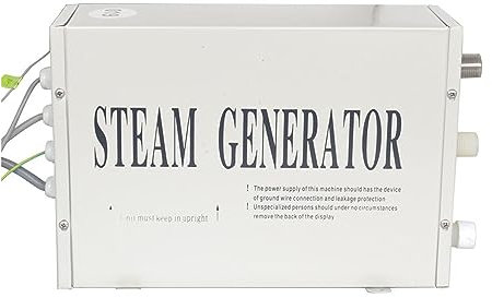 AUBEST Dampfduschengenerator, 3KW Dampferzeur Sauna Dampfbadmaschine for Heimsauna SPA Dampfdusche mit Controller