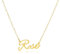 Zotair Name Necklaces made from tarnish free stainless steel (Rose (Gold))