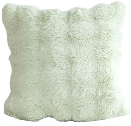 Weiches Kaninchenfell-Überwurfkissen, 3D-Plüsch, Blasensamt, Kissen für Heimdekoration