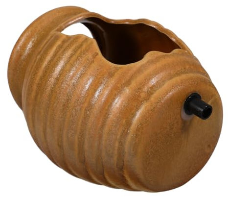 Cabilock Landscape Waterfall Jar Decorative Waterfall Jar Aerator Fountain Aquarium Water Ceramic Water Pot