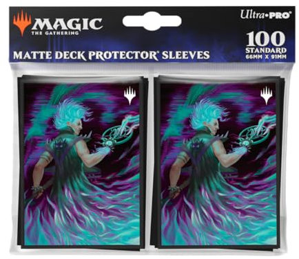Ultra PRO Aetherdrift Winter, Cursed Rider - Fundas protectoras de mazo de 100 unidades para Magic: The Gathering, tarjetas deportivas, MTG, tarjetas D&D, tamaño para adaptarse a tarjetas de tamaño