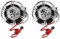 Qusedwey de Sonido de Audio de Motocicleta Altavoz EstéReo Moto una Prueba de Agua Scooter Radio FM Bluetooth USB TF MP3 Kit de Reproductor de MúSica
