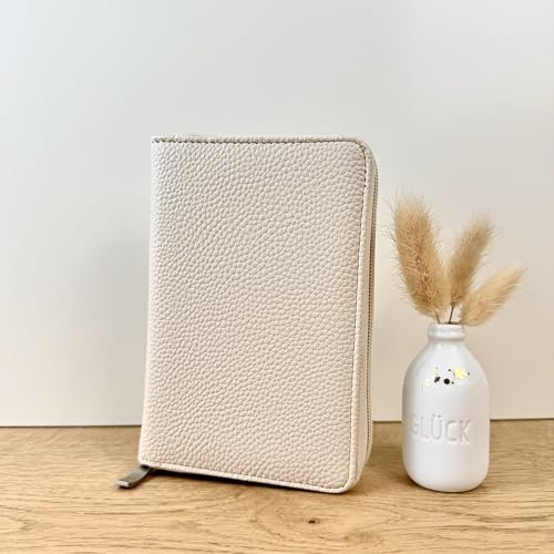 Zip Binder A7 de luxe Budget Binder mit Reißverschluss (Sand)