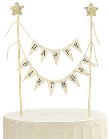 Happy Birthday Tortendeko, Kuchen Deko Geburtstag, Cake Topper Geburtstag, Kuchendeko, Happy Birthday Cake Topper Für Geburtstage Hochzeiten Partydekorationen Kuchen Desserts