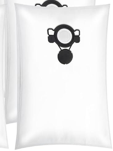 LOOHAOC Lot de 10 sacs d'aspirateur compatibles avec Nilfisk Alto Aero 20/21/25/26/31/VL200, compatibles avec les sacs Makita VC2010L/VC2511L/VC2512L/VC3011L