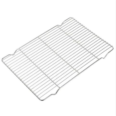 Cooling Rack, 2PCS Stainless Steel Wire Rack Grill Rack for Baking Roasting Cooling, 34.5 * 24cm Roasting Rack for Cake/Meat/Bread, Baking Accessories Grilling and Drying