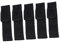 PartyKindom 5Pcs Mini Flashlight Pouch Durable Cloth Torch Storage Bag for Outdoor Use Wear Resistant Black Organizer for Emergency Tools and Accessories